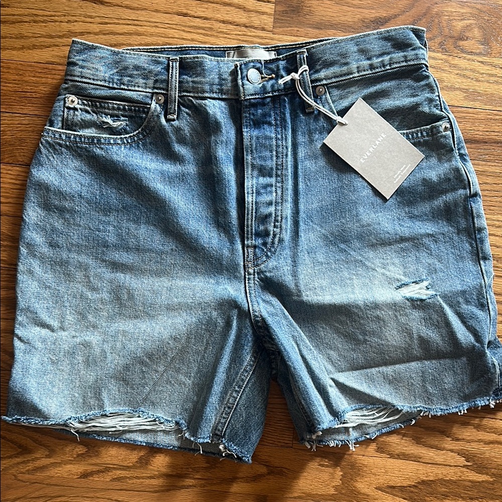 Everlane High-Waisted Jean Shorts